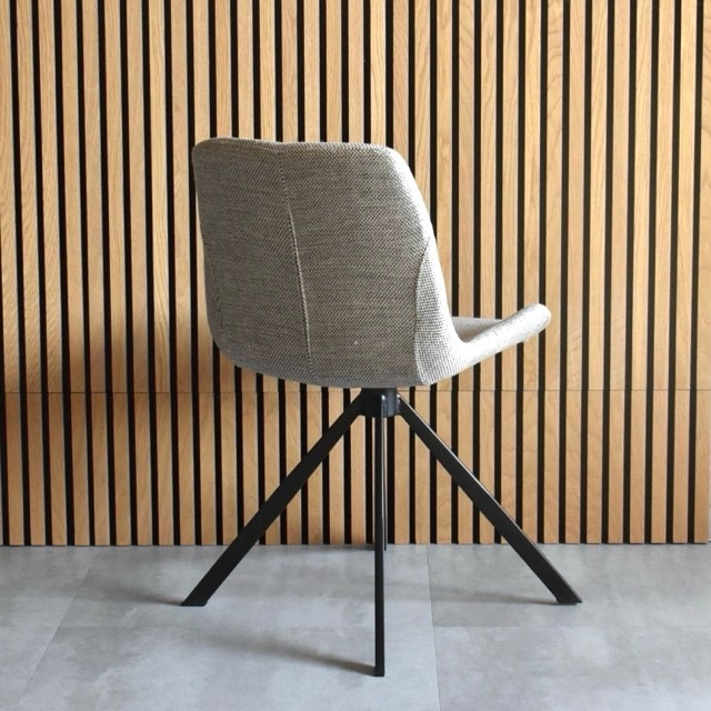 VIOLA(ヴィオラ)回転式ダイニングチェア ライトグレー | DINING