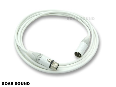 KVOX クボックス 7m 白い マイクケーブル CANARE カナレ x NEUTRIK