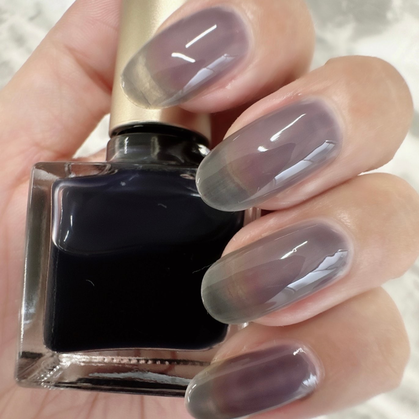 予約販売】1097 ネイルエス saturn purple glass【発送時期3/11～13