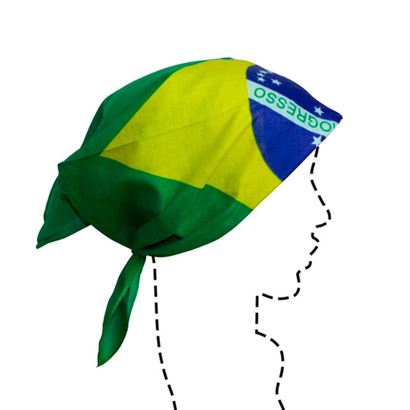 ブラジル国旗のバンダナ フラッグ｜ブラジルグッズのブラジル通販 SORTE