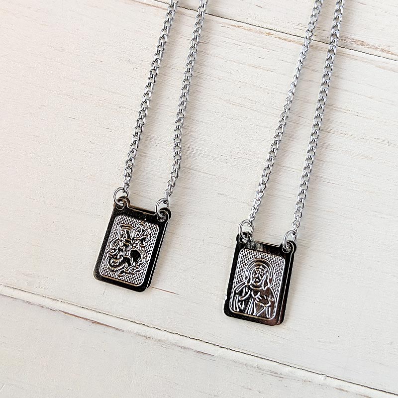 エスカプラーリオ キリスト＆サンジョルジ ダブルプレート | シルバー