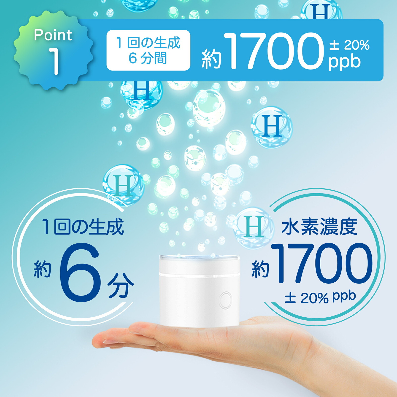 SY-065N ポータブル水素水生成器 ポータブル 水素水生成器 | 家電の