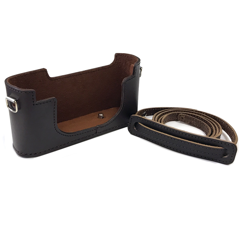 カメラ.ヒラノ Canon キャノン 7S用 ハンドメイド本革カメラケース