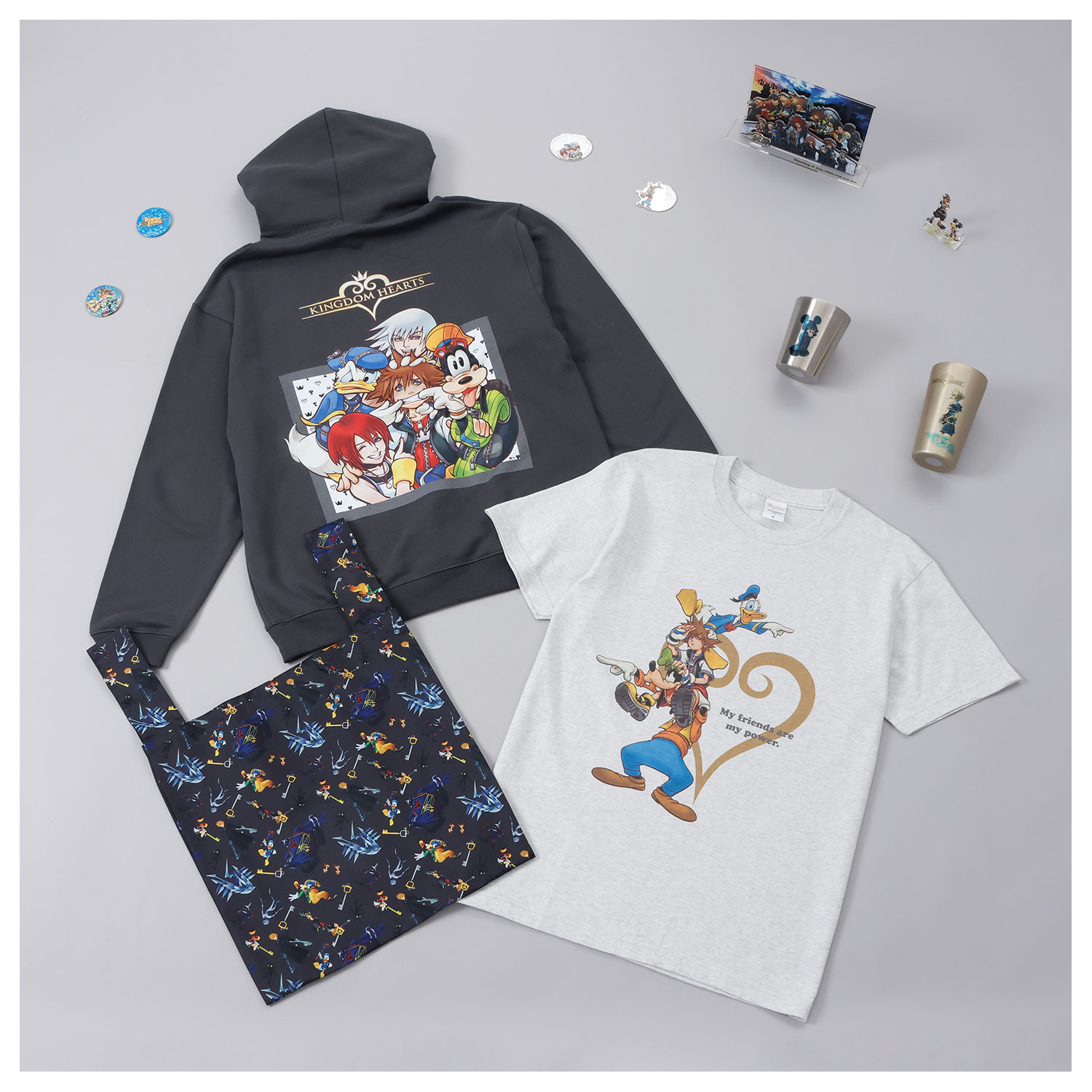 公式] メーカー直営 ディズニー キングダム ハーツ ミニトートバッグ