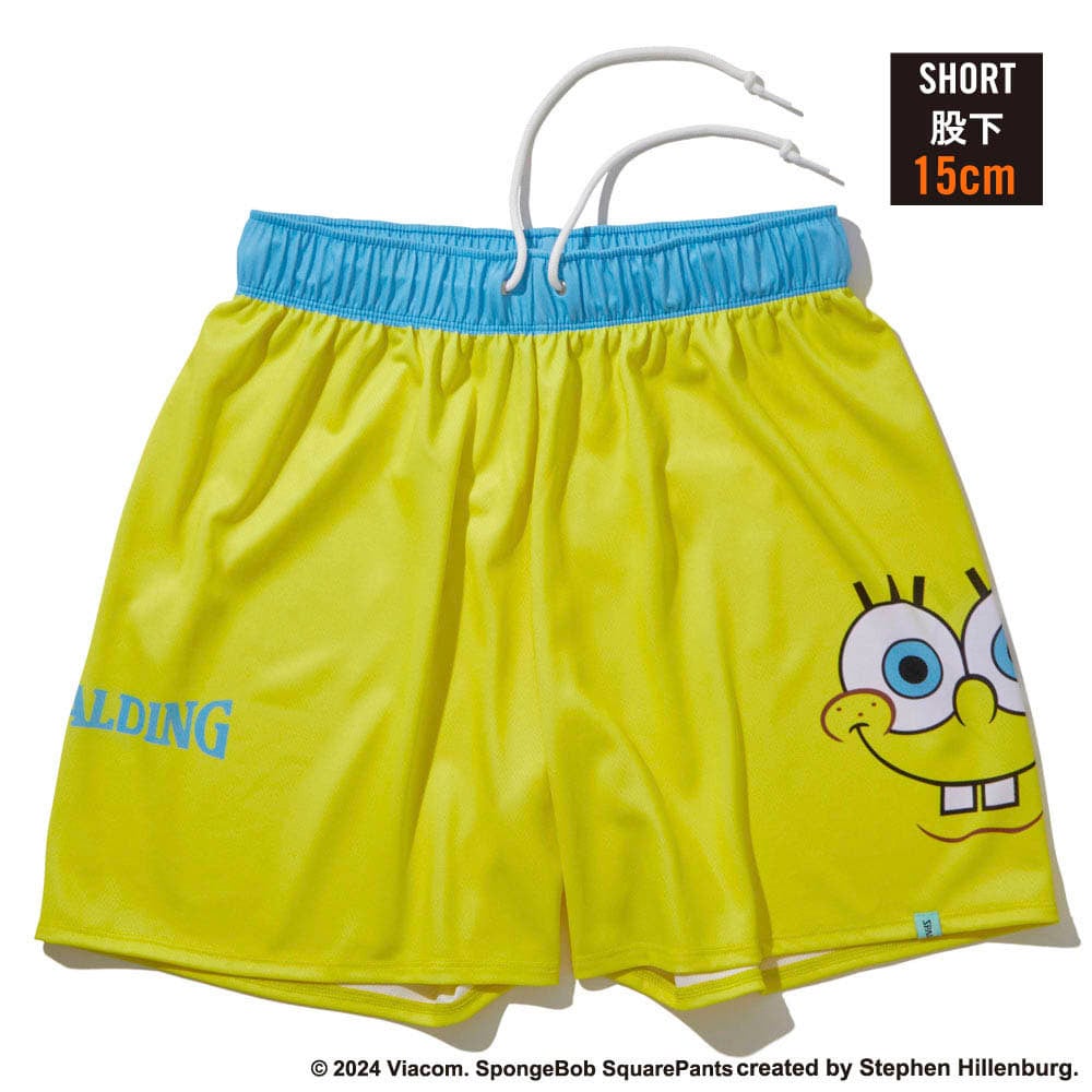 30%OFF価格】ジャージー ショーツ スポンジ・ボブ SMP24147S【1カラー