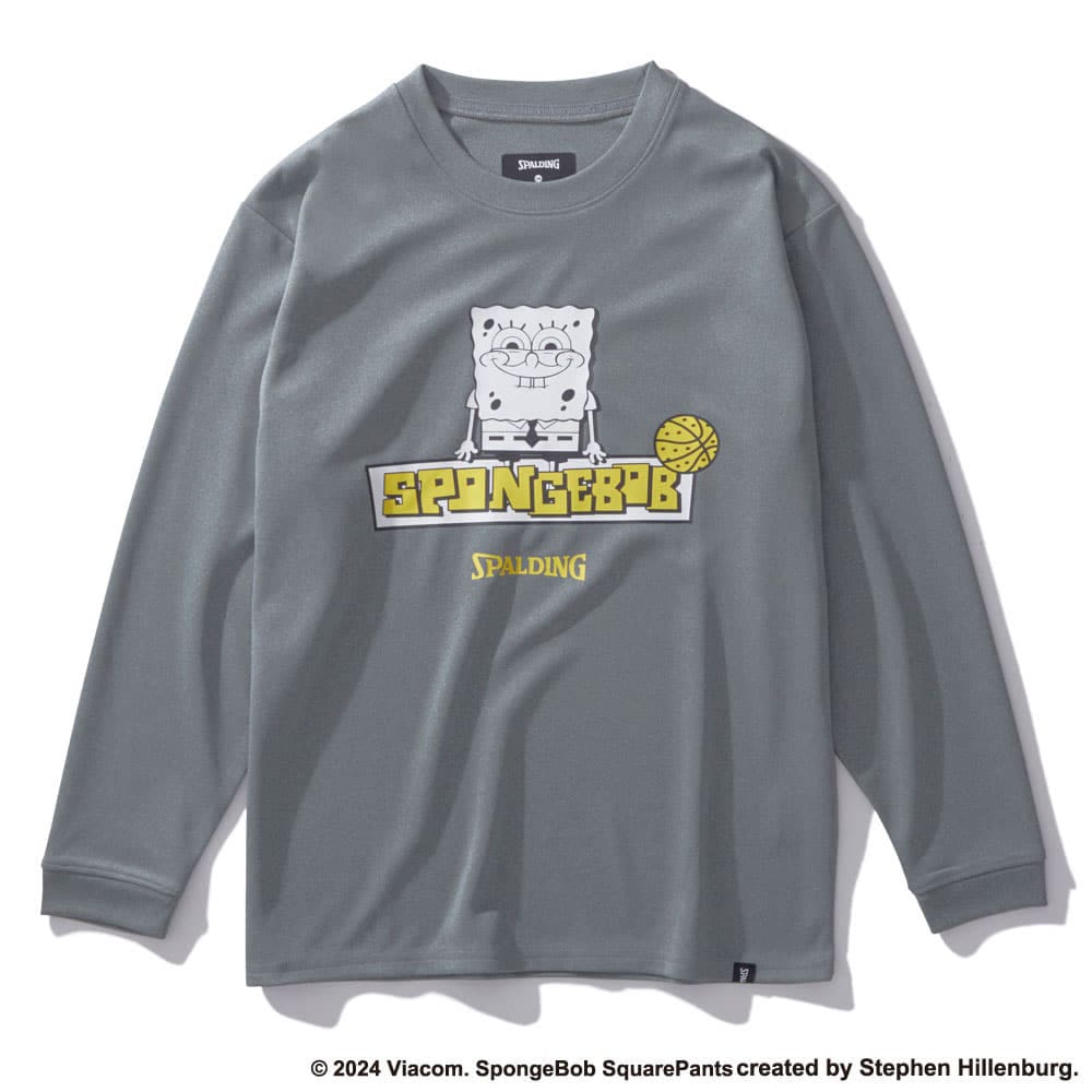 30%OFF価格】ジュニア ロングスリーブTシャツ スポンジ・ボブ イエロー