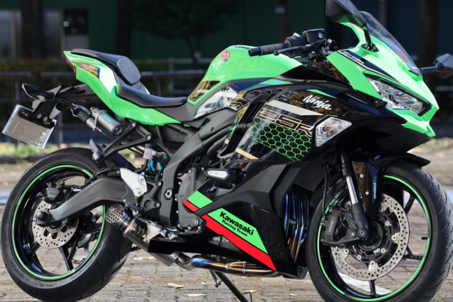 2022 Ninja ZX-25R / SE (2BK-ZX250E) POWERBOX FULL チタンブルー