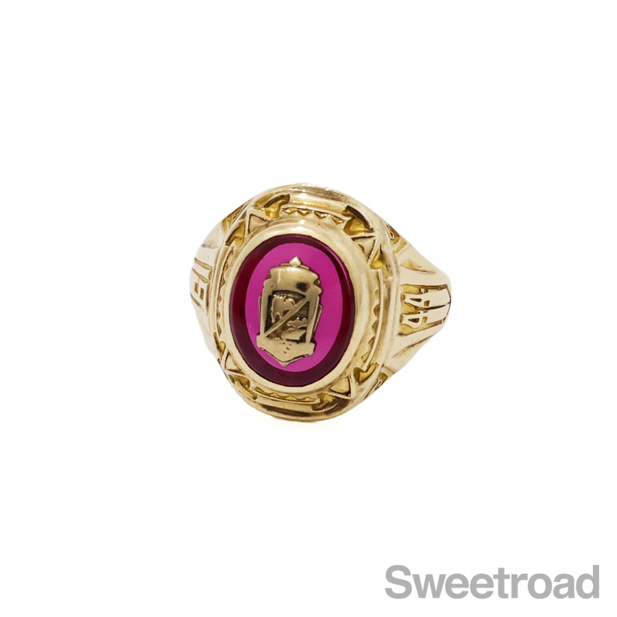 カレッジリング 10KYG 10.5号 1944年製 | スイートロード-Sweetroad