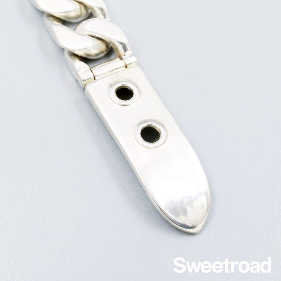 エルメス ブックルセリエ・ブレスレット GM 925シルバー w-28746