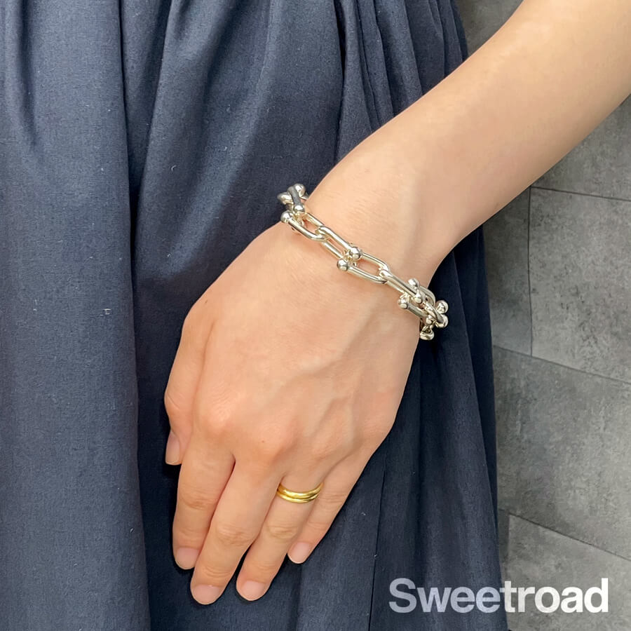 ティファニー ハードウェア・ラージリンクブレスレット ラージサイズ