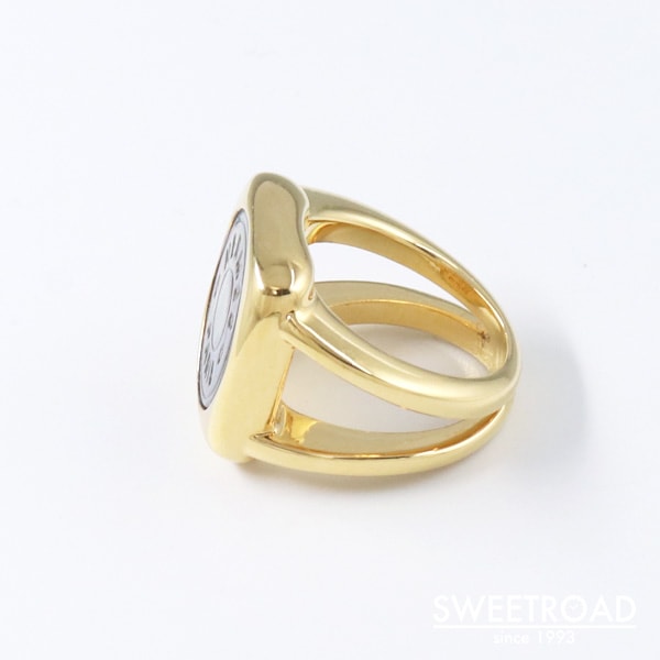 エルメス セリエ シェルリング コロゾ 50サイズ 10号 w-28428