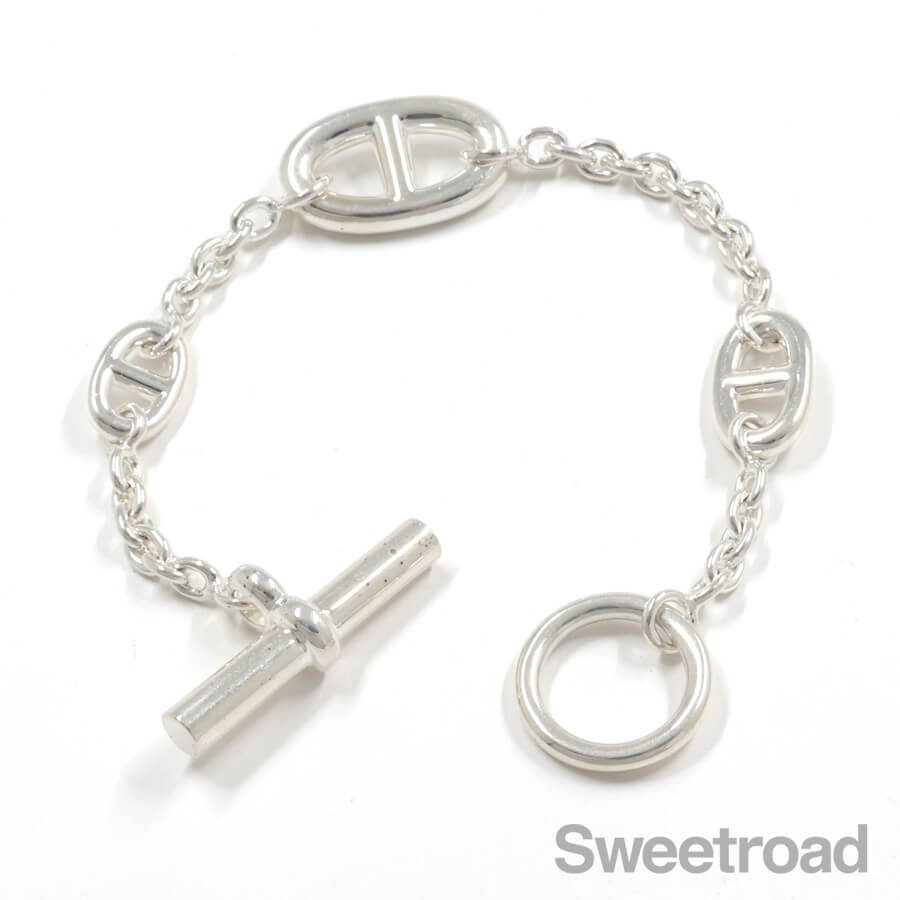 エルメス シェーヌダンクル ファランドール ブレスレット STサイズ