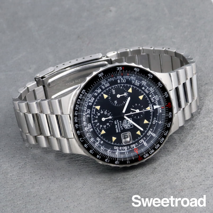 タグホイヤー パイロットクロノグラフ Ref.130-206 1980年代 w-29727