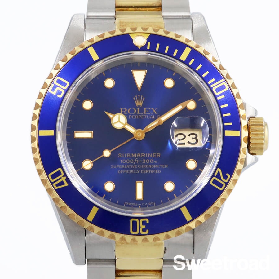 ロレックス サブマリーナ Ref.16613 青サブ 1991年製 w-31194gnz