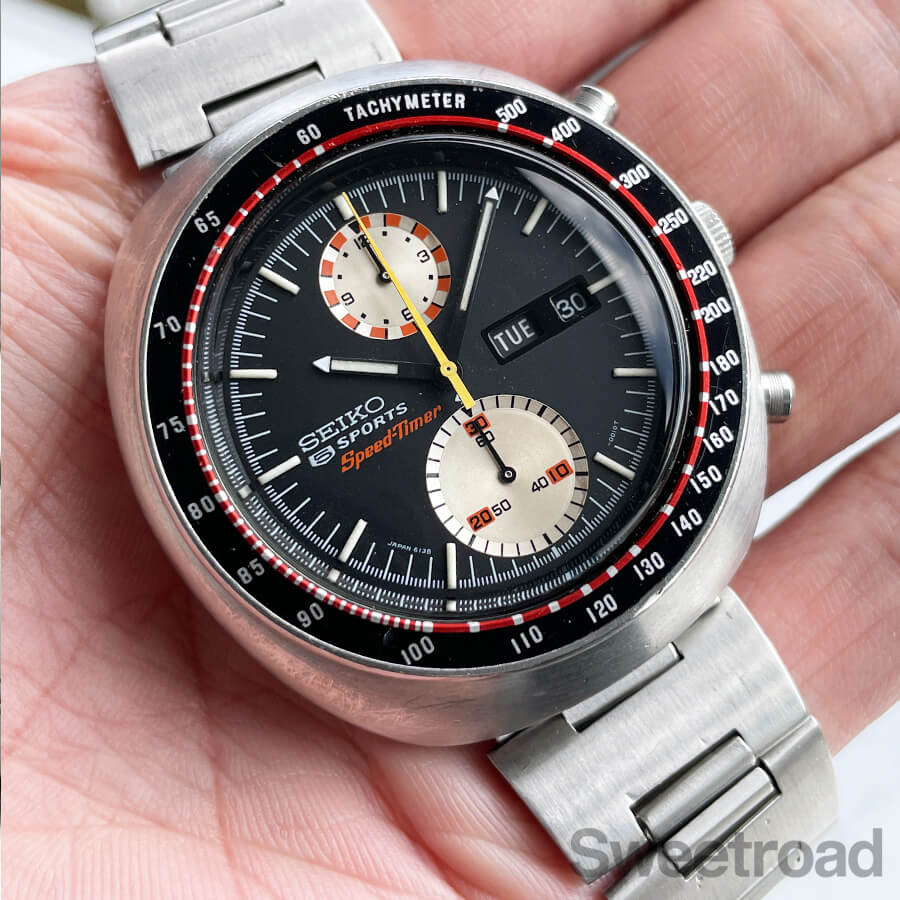 セイコー 5スポーツ スピードタイマー ビッグダブル Ref.6138-0011