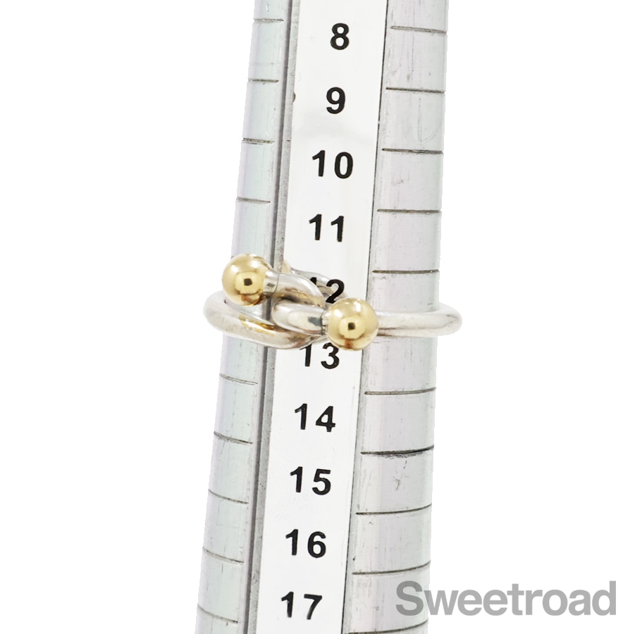 ティファニー フックアンドアイ ダブルアイリング 12号 | スイート