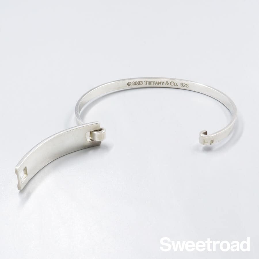 ティファニー IDプレートバングル 925シルバー 2003年製 w-29932