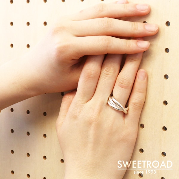 TIFFANY＆Co. ティファニー トリニティリング 925シルバー 11号 w