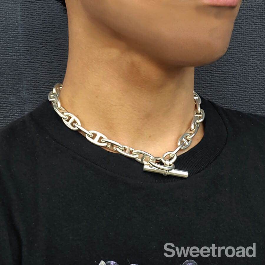 ヴィンテージエルメス シェーヌダンクル ネックレス GMサイズ