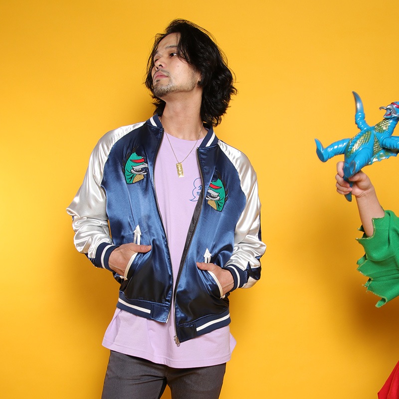 PDSxGODZILLA］ガイガン＆ヘドラリバスカジャン / NAVY | ALL ITEMS