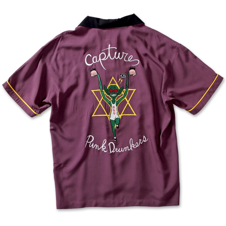 ホカクボーリングシャツ | ALL ITEMS,PUNK DRUNKERS,PDS2018 | 鷹の爪