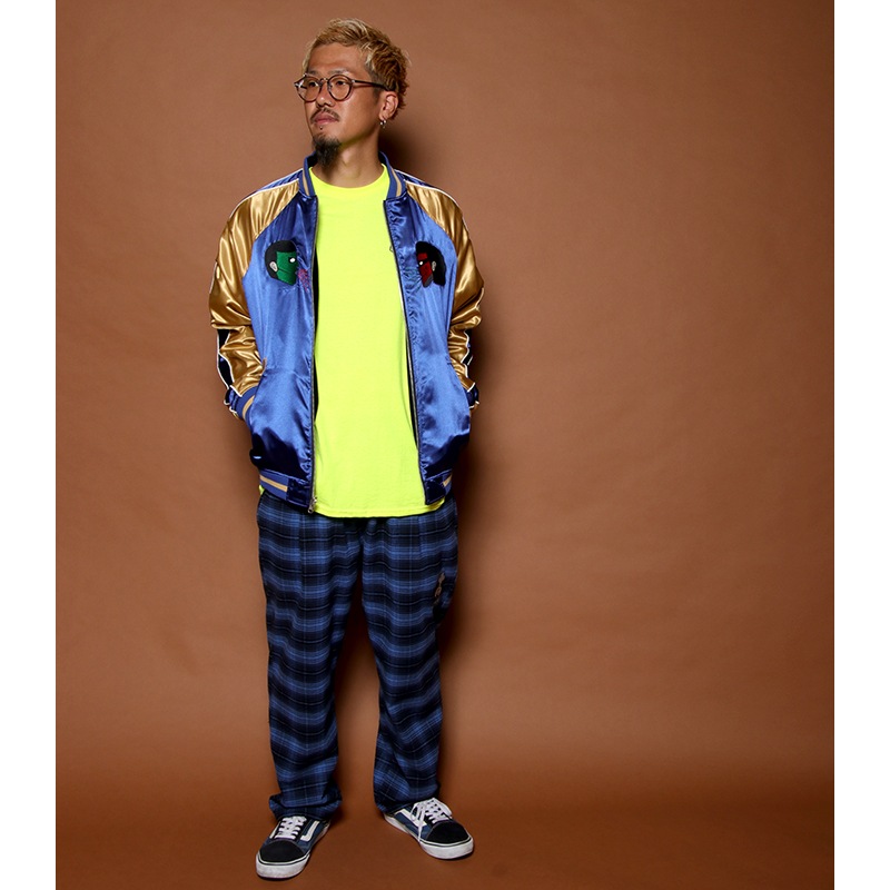 PDSxGreatMUTA］グレート・ムタ スカジャン / BLUE | ALL ITEMS