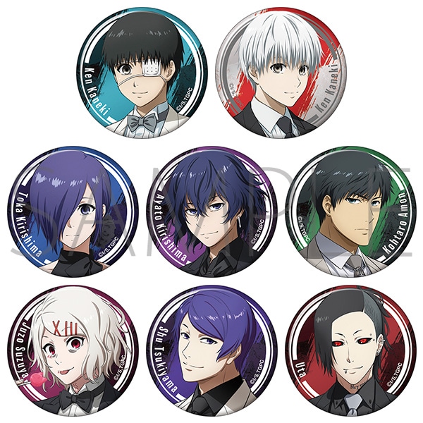 東京喰種トーキョーグール メタルバッジコレクション 10th Anniversary