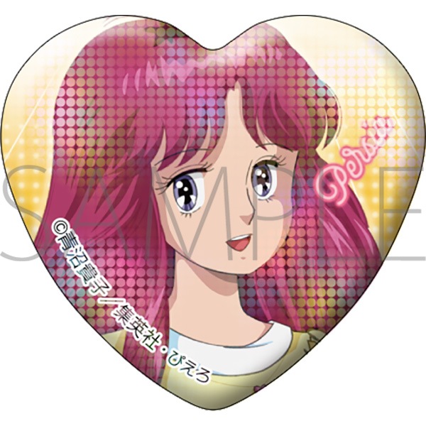 ぴえろ魔法少女シリーズ ハート型ホロバッジセット～チャーミング