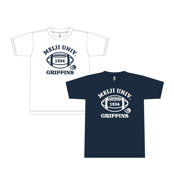 明治大学グリフィンズ ボールデザインTシャツ