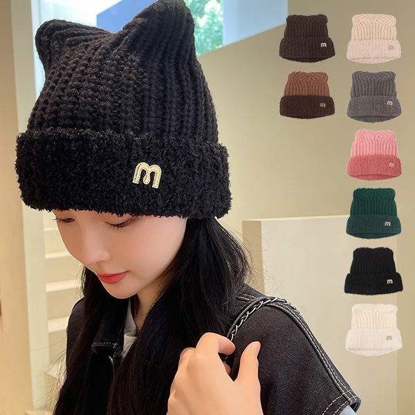猫耳デザインニットキャップ | レディース,小物,帽子 - STYLEBLOCK