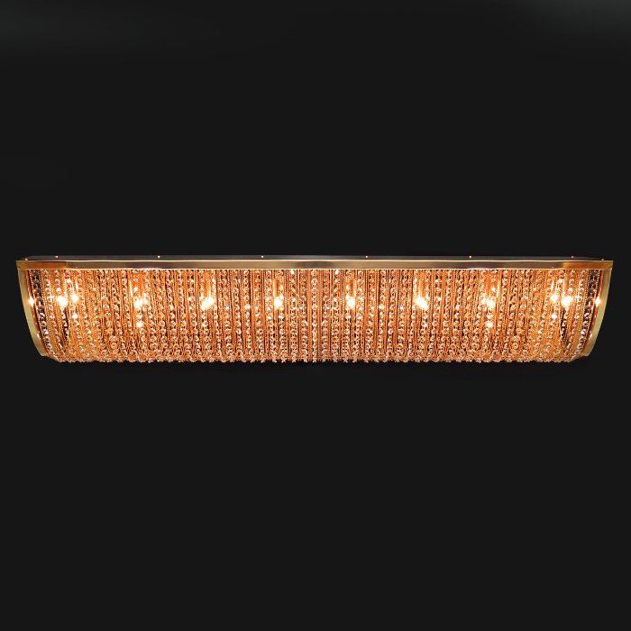 シャンデリア 壁掛け ナイアガラ A01 1400mm 12V / 24V フル ゴールド