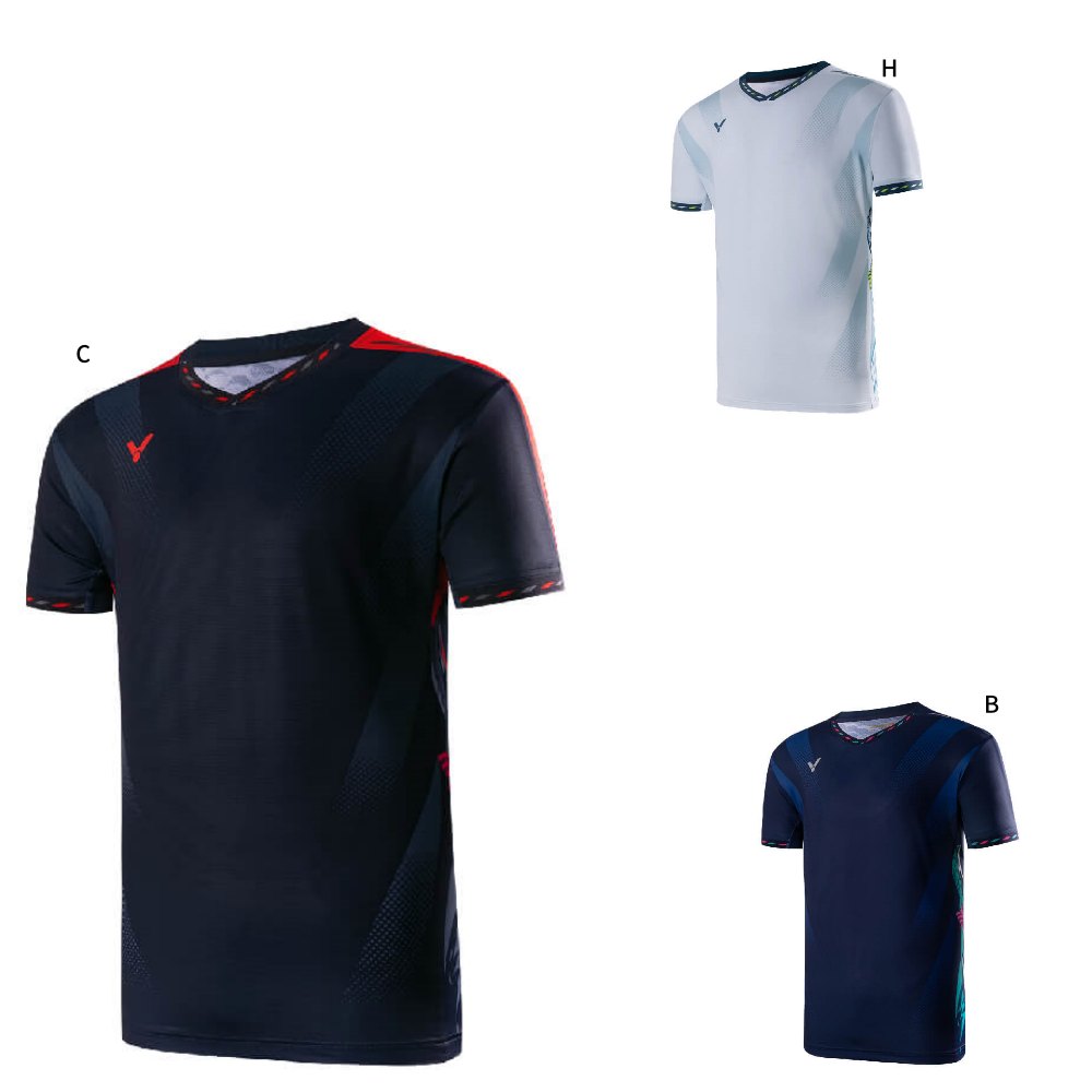 VICTOR T-40005 ゲームシャツ バドミントンウェア(ユニ) ビクター