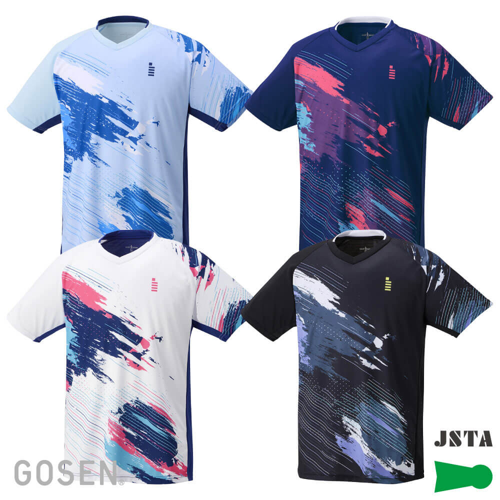 GOSEN T2440 ゲームシャツ アパレル バドミントンウェア(ユニ) テニス