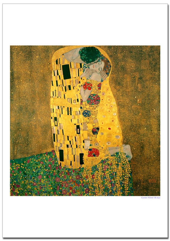 グスタフ・クリムト 接吻 ジクレーポスター