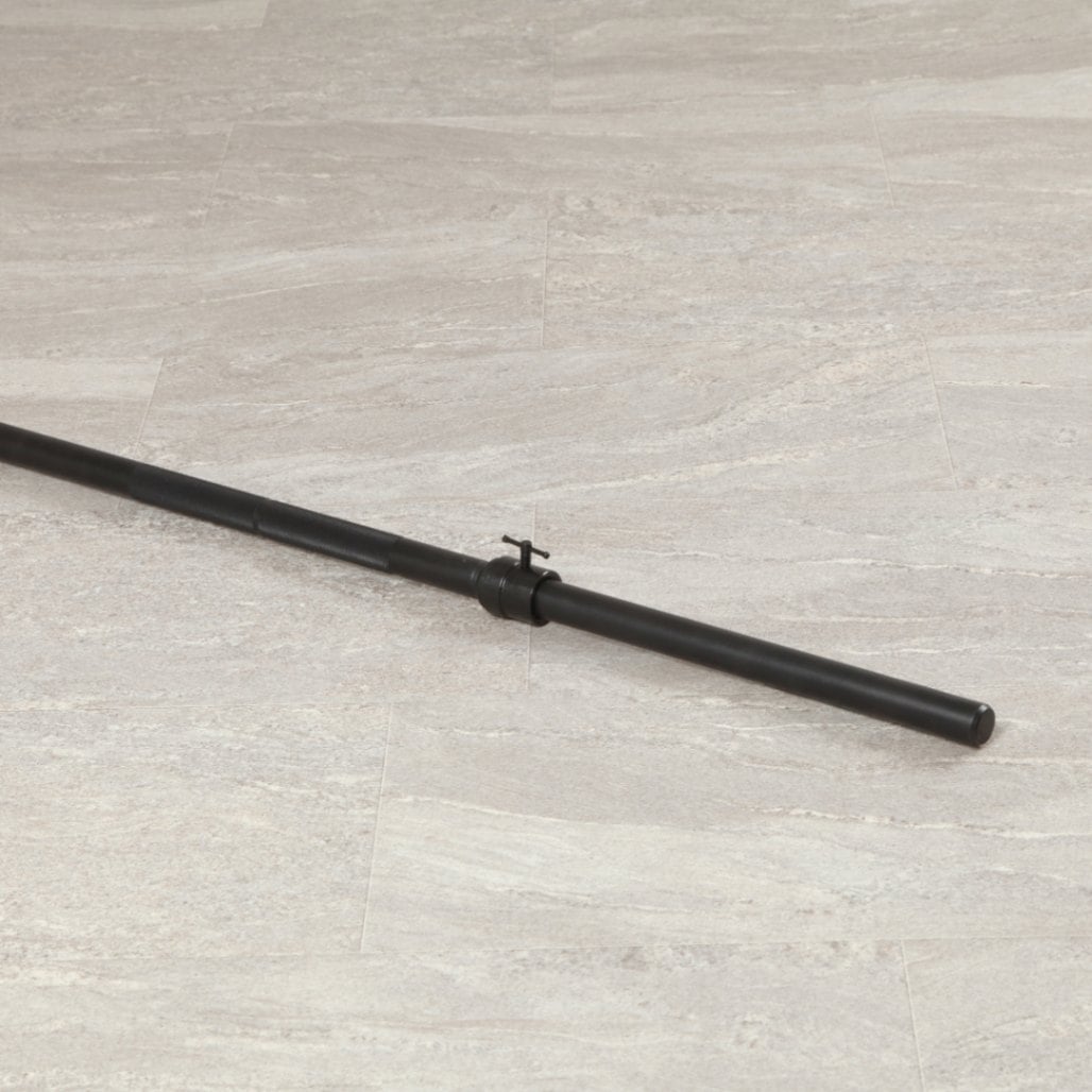 ブラックレギュラーバーベルシャフト200cm 81cmライン付 IROTEC