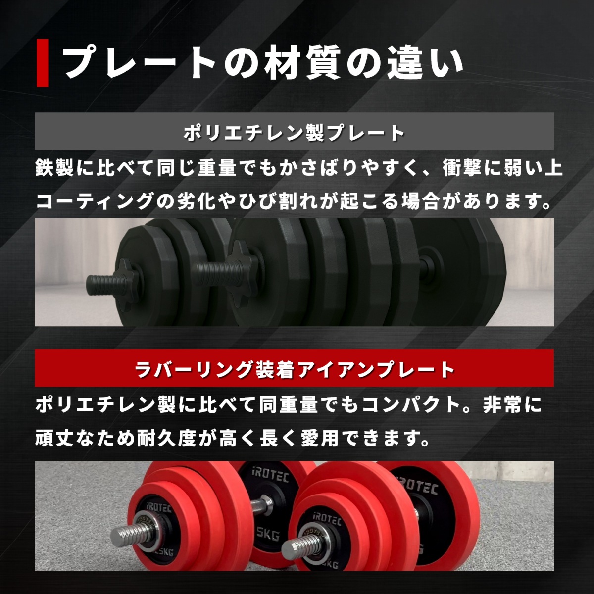 ラバープレート2.5kg(1枚)【穴径29mm】 IROTEC (アイロテック)