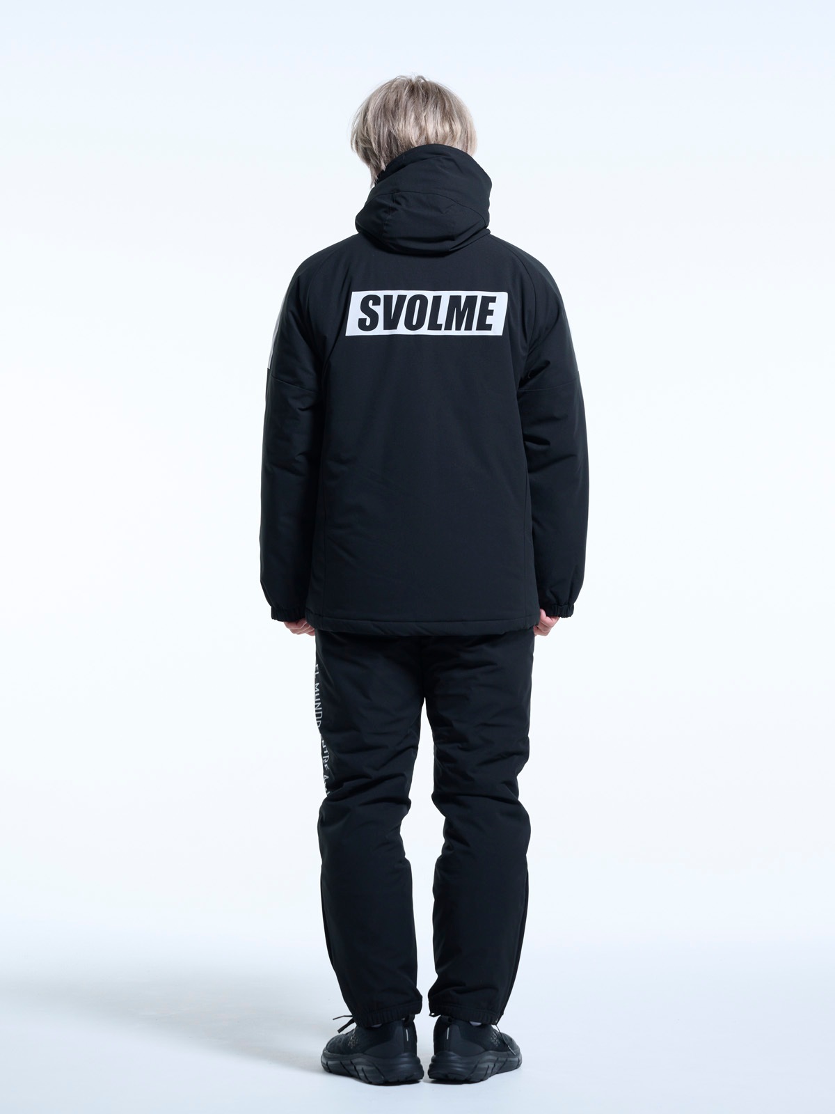 svolme発熱中綿ウォーマー上のみブラックLサイズ SVOLME スボルメ 発熱中綿ウォーマー上下セット(ブラック) 1243-31209