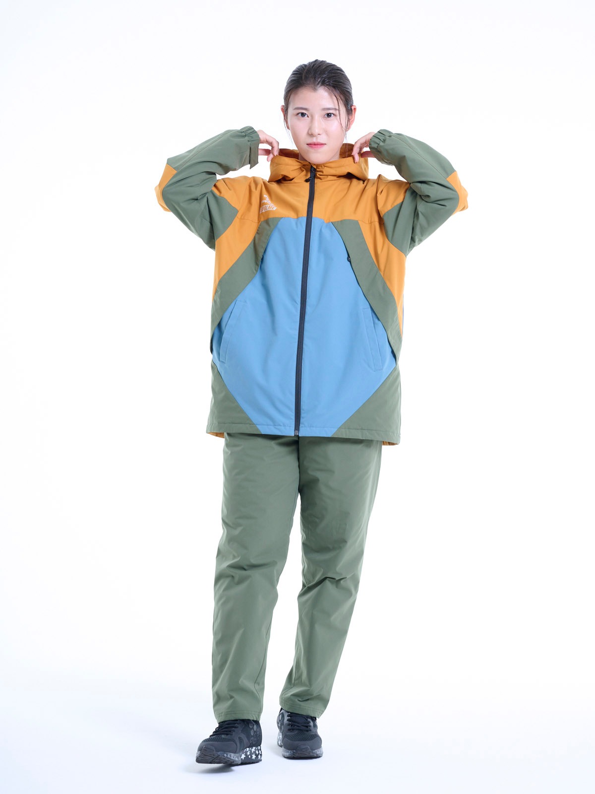 SVOLME スボルメ ライトウォームパーカー　セットアップ　ダンボール　L SVOLME（スボルメ） ライトウォーム星柄パーカー 【SVOLME|スボルメ