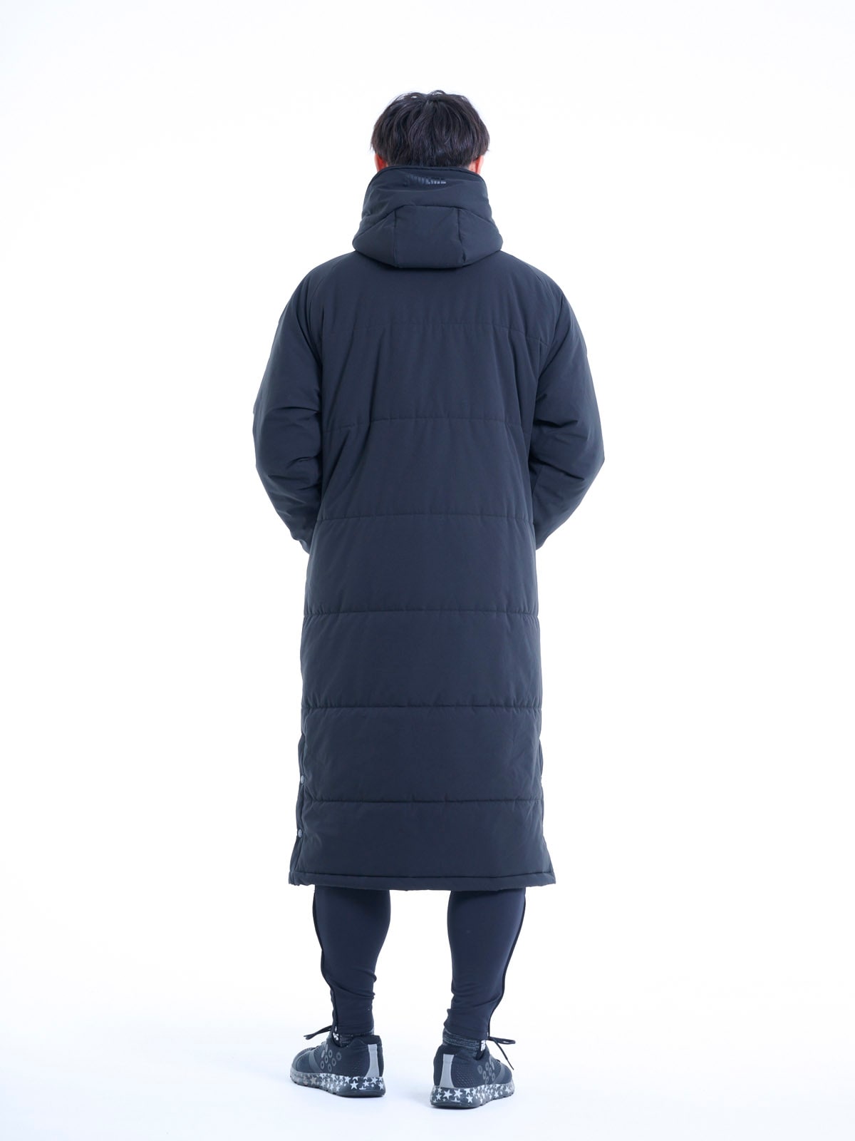 SVOLME フード付きロングベンチコート 発熱中綿ベンチコート<br>(2カラー) ウェア SVOLME