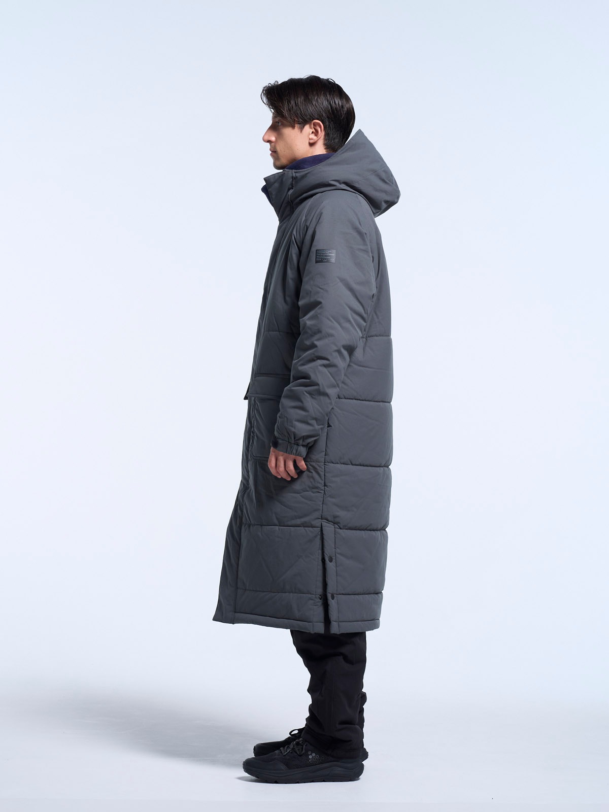 svolme ベンチコート ロング M ダークブルー スボルメ 発熱中綿ベンチコート svolme 【サッカー・フットサル