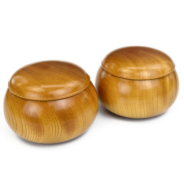 囲碁 木製碁笥 欅 特上 特大 ※蛤碁石36号まで収納可能 | 碁笥・碁笥箱