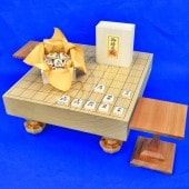 足付将棋盤セット | 将棋盤碁盤駒碁石等販売の大阪の将棋囲碁専門店将碁屋