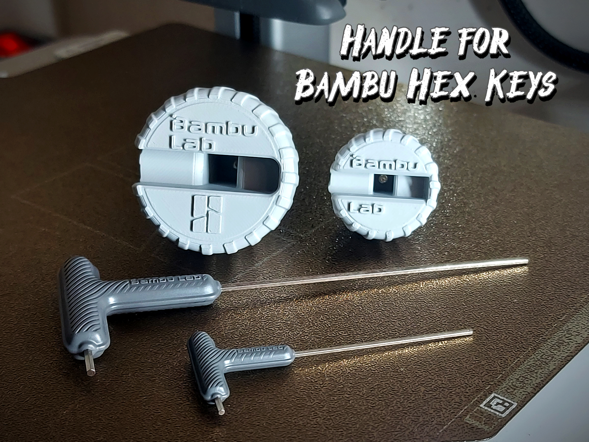 3Dプリント Bambu六角レンチ用ハンドル - 無料3Dモデル -MakerWorld