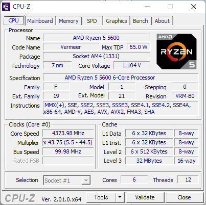 Ryzen5 5600を買いました | さびなーる