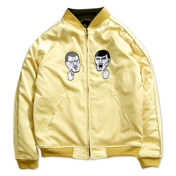 PDS×くっきー スカジャン ゴールドブラック – FANY Mall