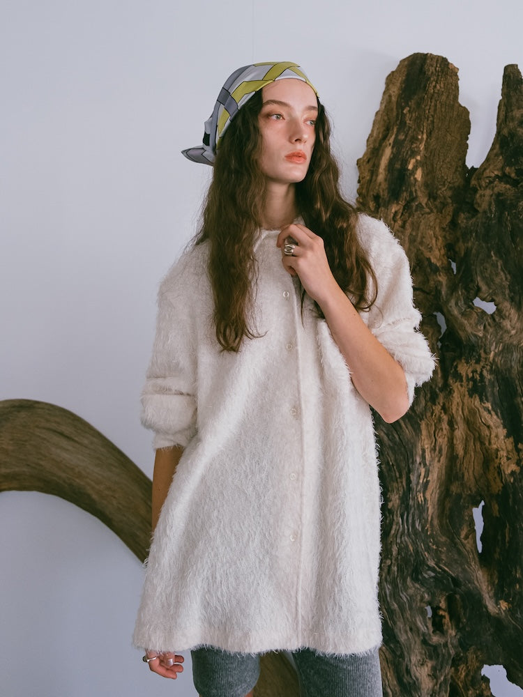 Shaggy Over Shirt｜シャギー素材シャツ – MARTE