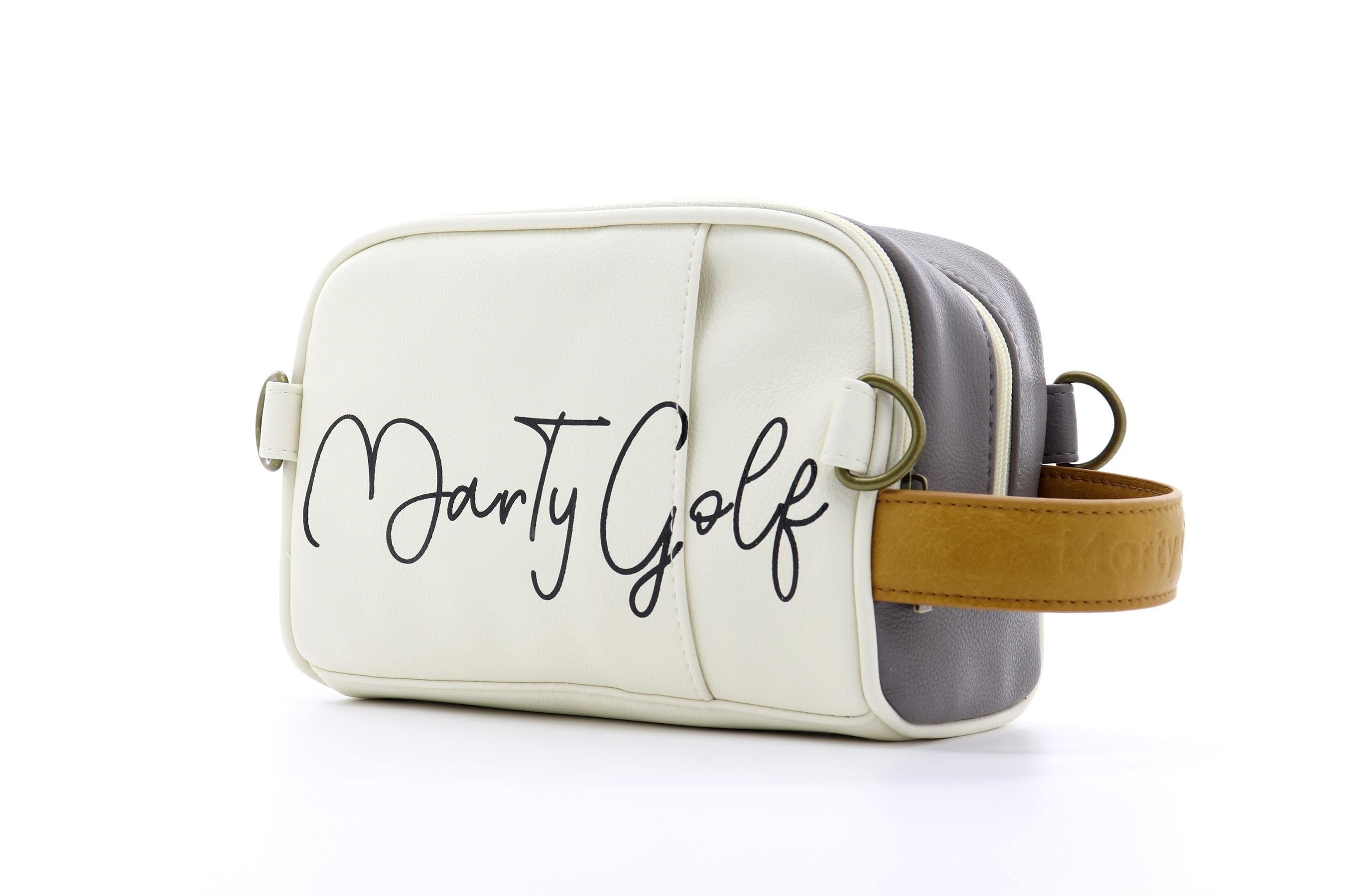 Marty Cart Bag (Gray × Ivory) – Marty Golf