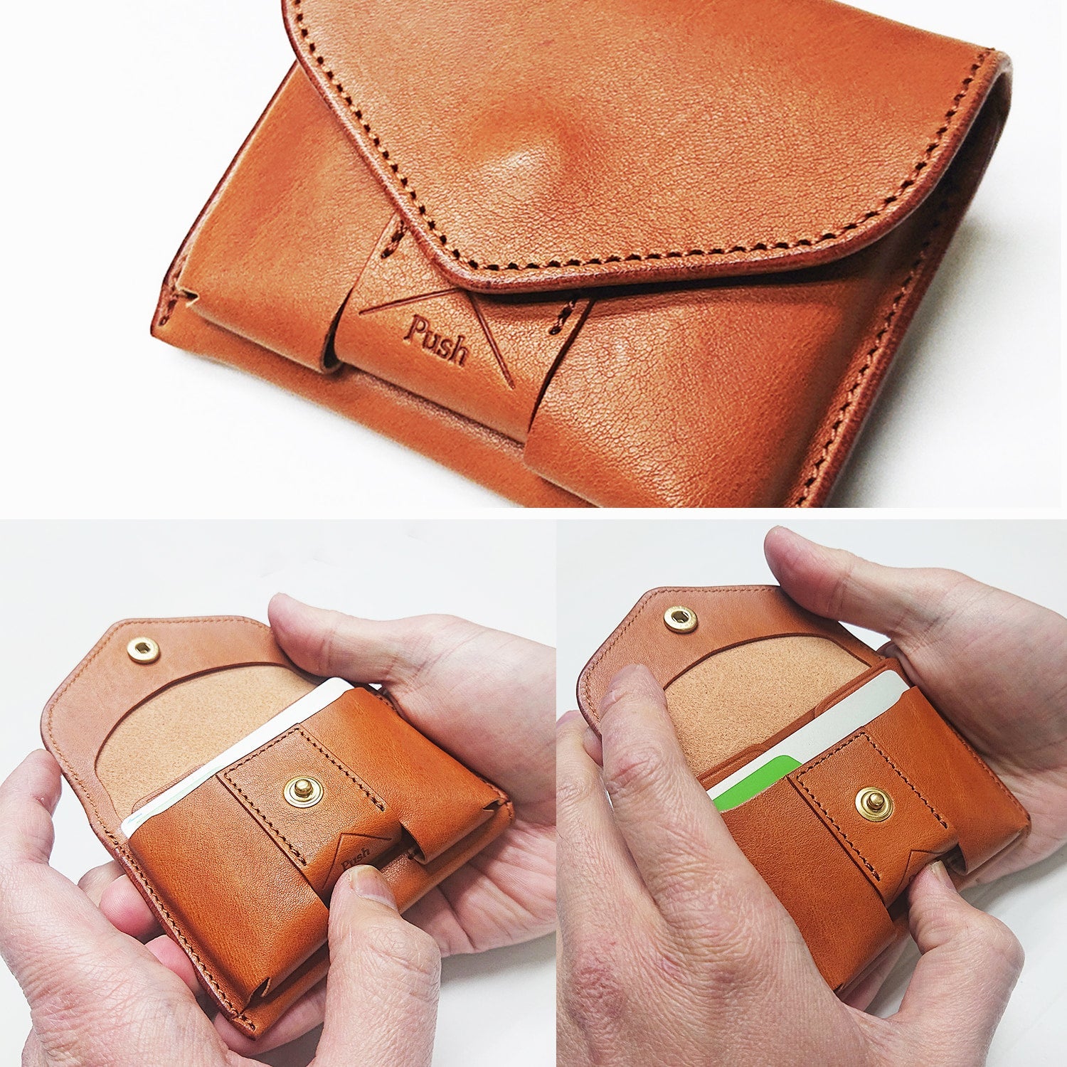 CRAMP / 池之端銀革店 表情豊かなイタリア製シュリンクレザー。カード