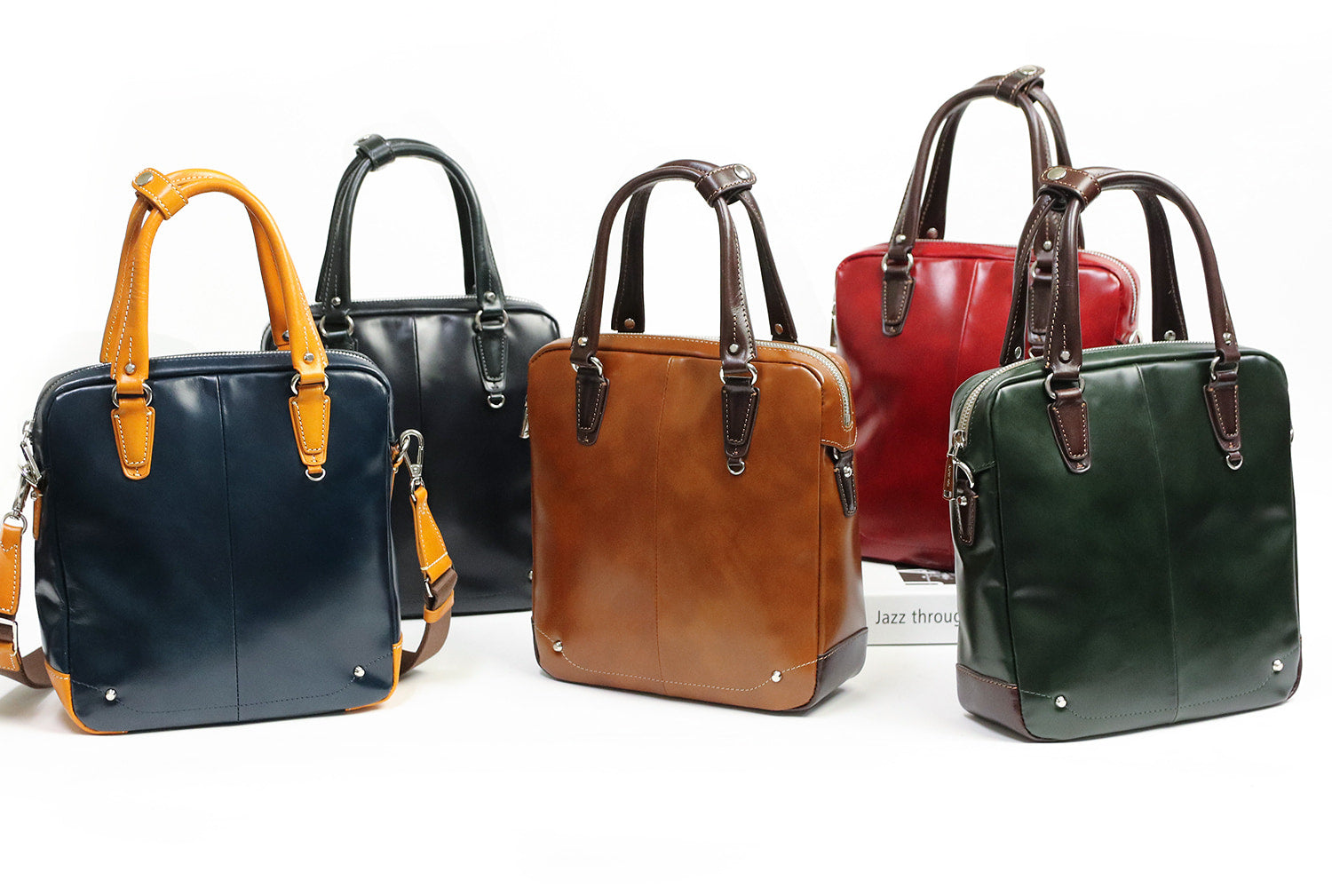 Kiefer neu / Ciao 美しいムラ染レザーの2wayバッグ