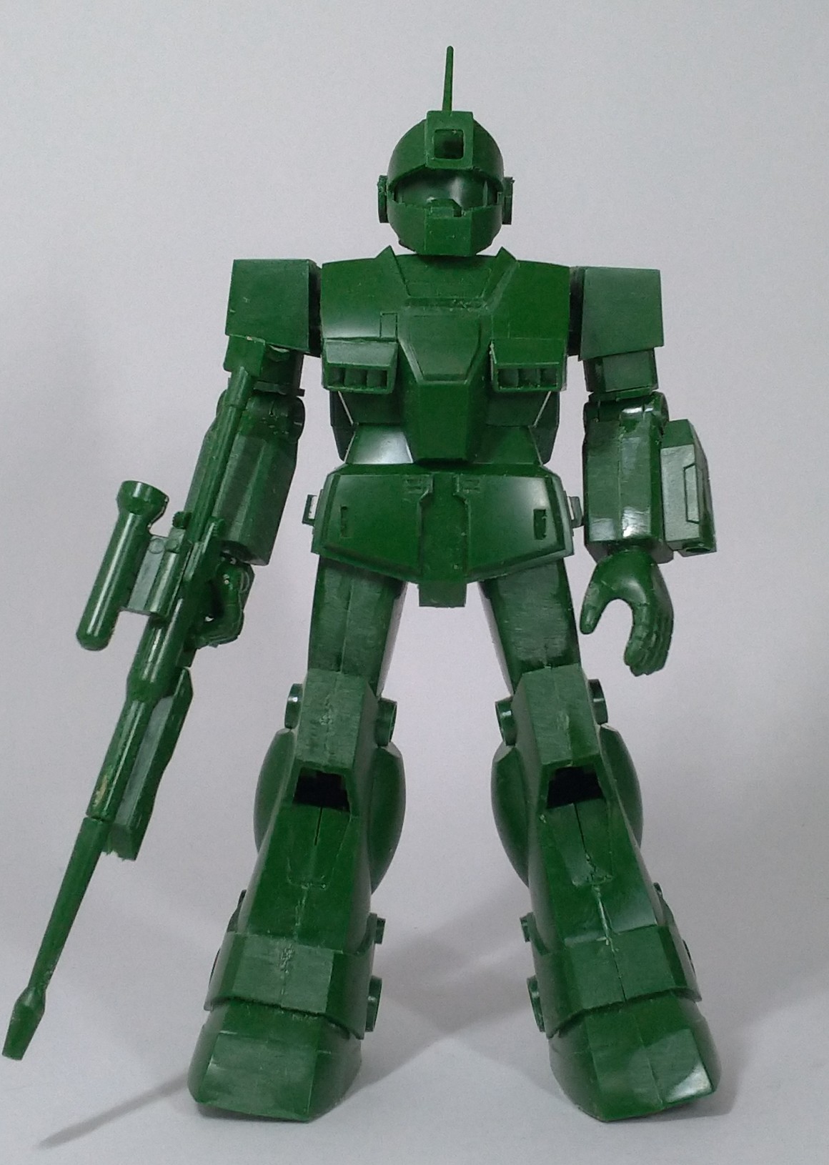 旧キット1/144ジムスナイパーカスタムのアルミ線接続（1）仮組み